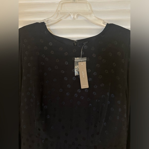 NWT J. Crew classic black dress, size 14 but runs small - Picture 2 of 8